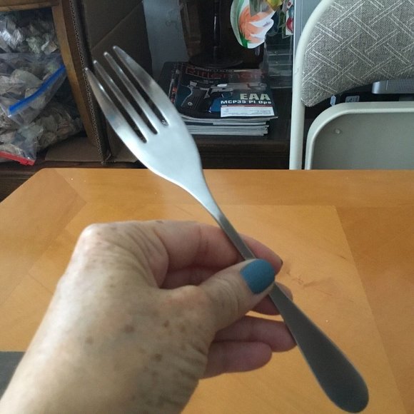 Knork Brushed Stainless Steel Matte Finish Flatware Dinner Fork - Picture 7 of 7